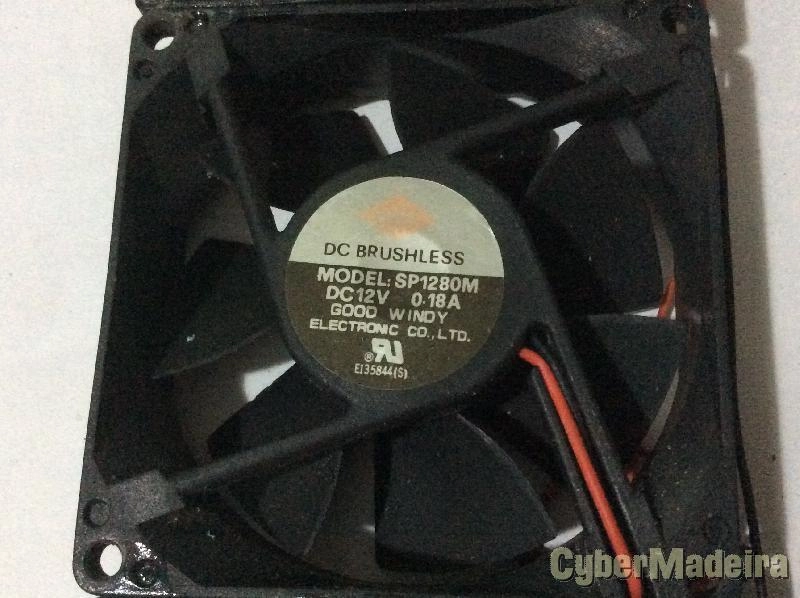 Ventoinha GWE SP1280M 8x8x2,5cm 12V 0,18A