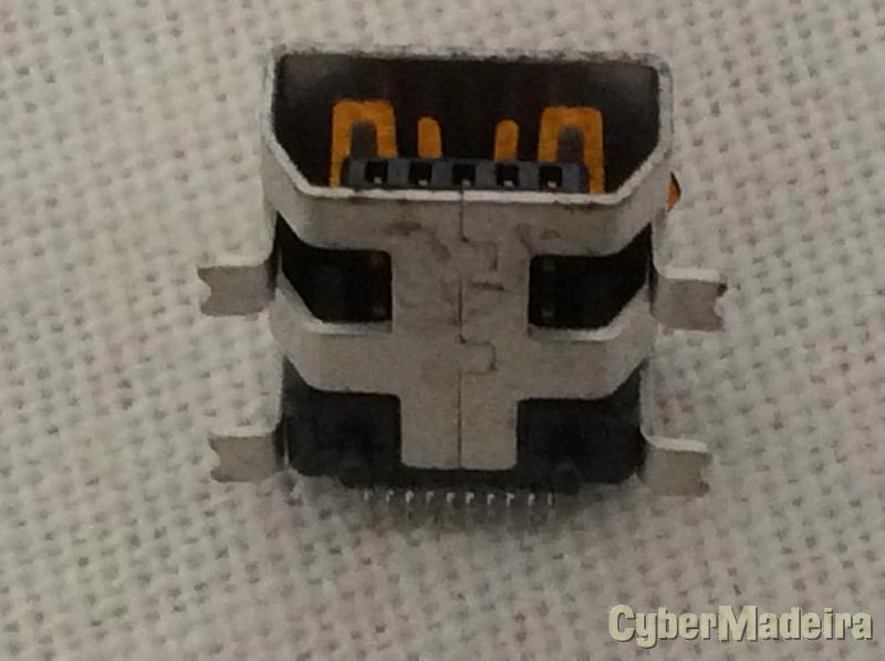 Ficha Mini usb 10 pinos PCB