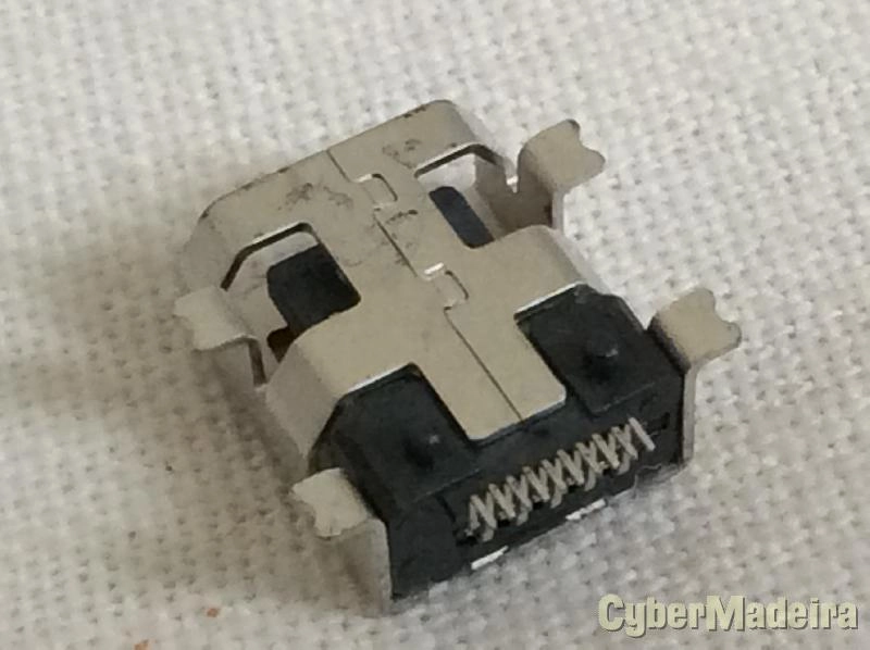 Ficha Mini usb 10 pinos PCB