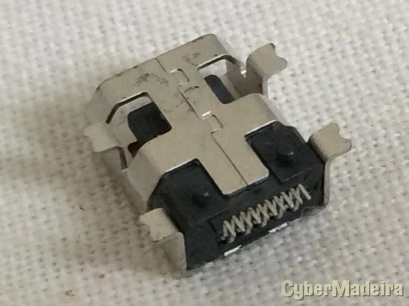 Ficha Mini usb 10 pinos PCB