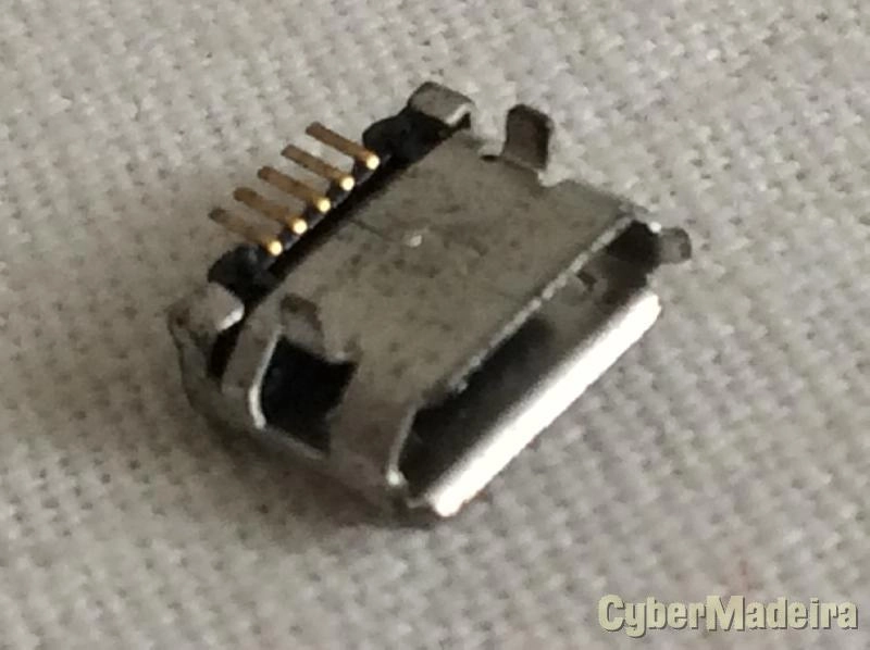 Ficha micro usb carregamento telemóvel e tablet