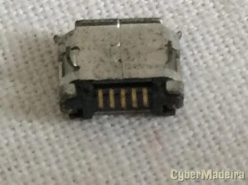 Ficha micro usb carregamento telemóvel e tablet