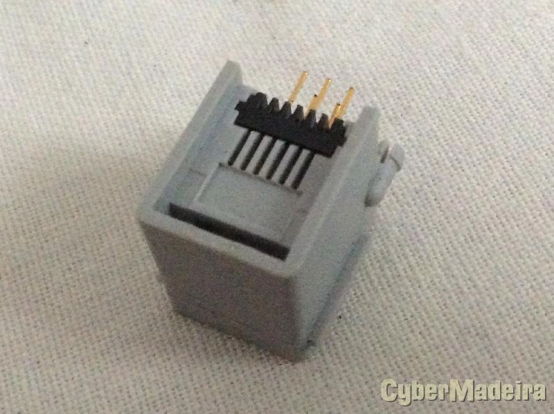 Ficha RJ11 RJ12  6P/6C para PCB