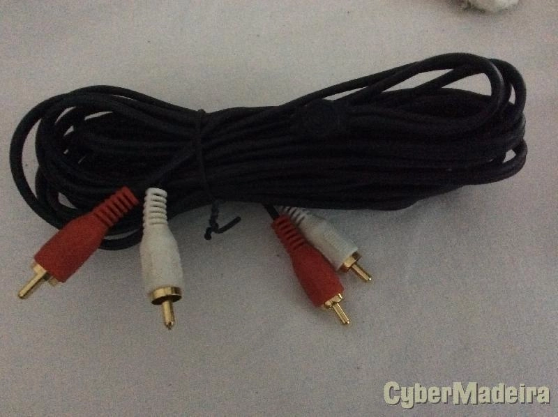 Cabo 2X RCA macho macho 5 metros