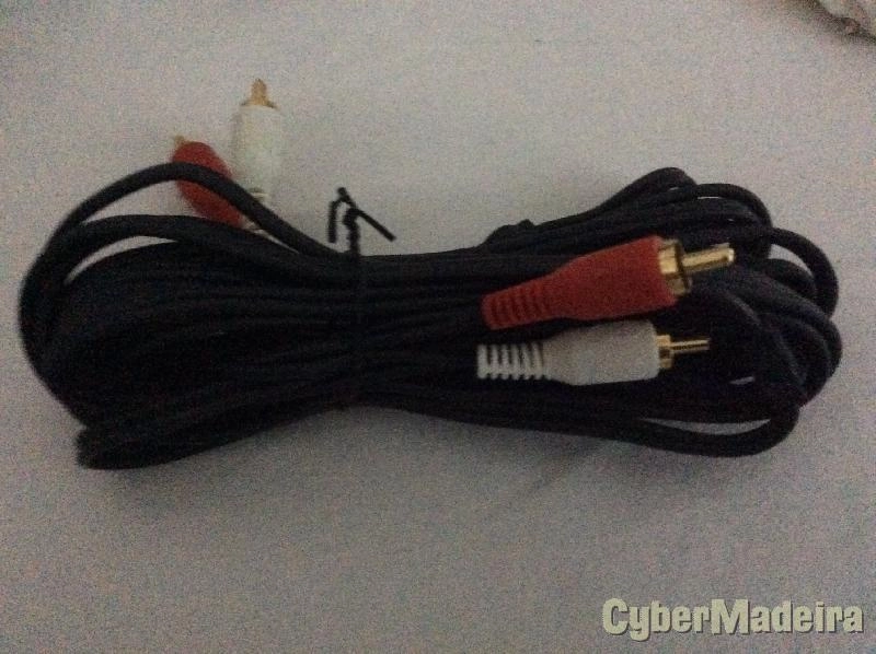 Cabo 2X RCA macho macho 5 metros