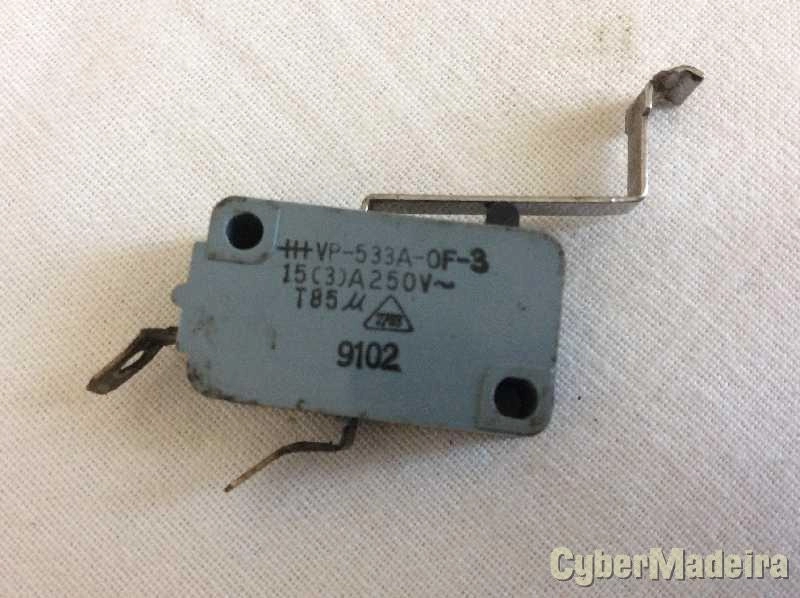 Microswitch com patilha 23,5+11,3mm rolamento simulado