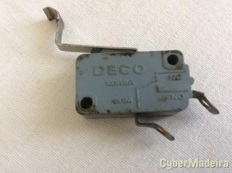 Microswitch com patilha 23,5+11,3mm rolamento simulado