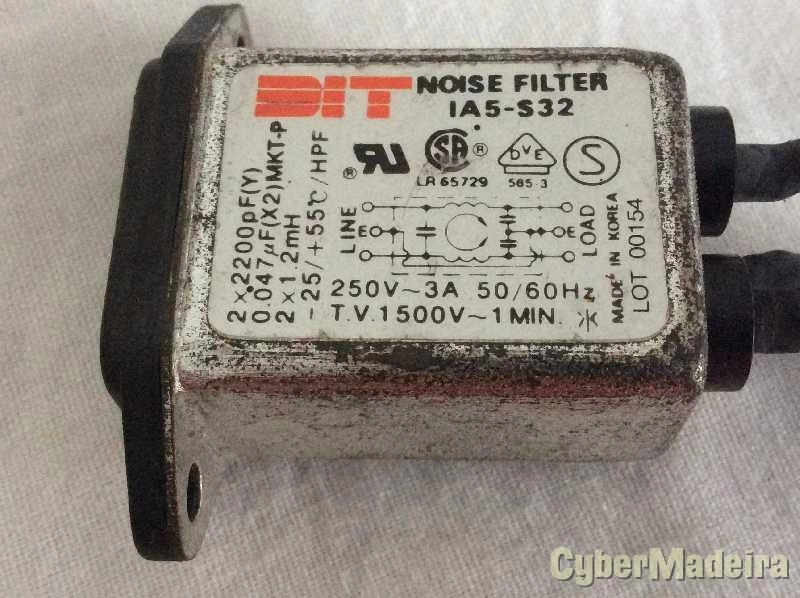 Tomada de painel com filtro DIT IA5-S32   DAC-1