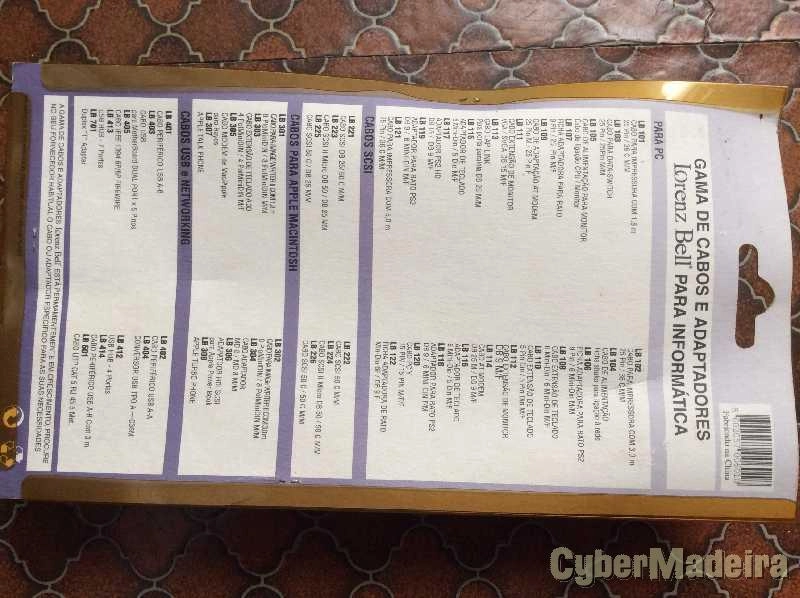 Cabo UTP CAT 5 rede RJ45  5 Metros - Lorenz Bell LB601