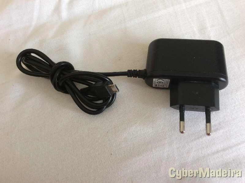 Carregador ficha micro usb 5V 550mA