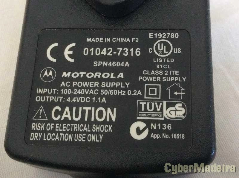 Carregador Motorola SPN4604A