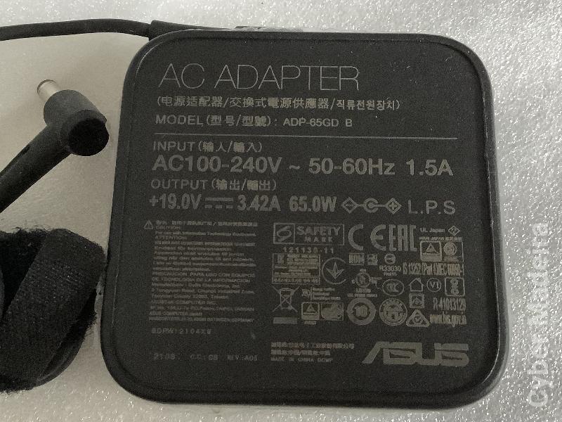 Carregador original Asus ADP-65GD   19V , 3,42A
