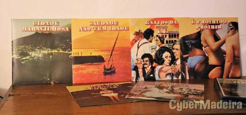 6 discos Vinil com os Maiores Sucessos do Brasil