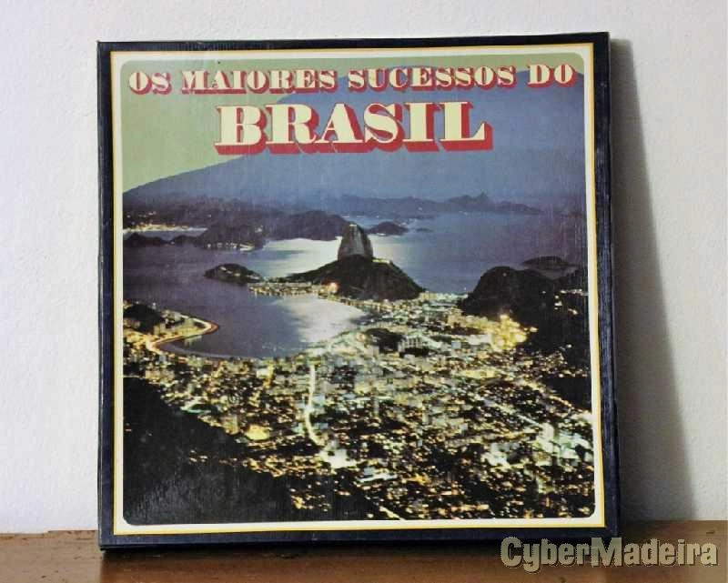 6 discos Vinil com os Maiores Sucessos do Brasil