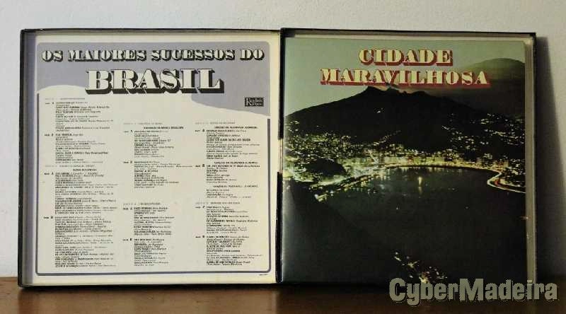 6 discos Vinil com os Maiores Sucessos do Brasil