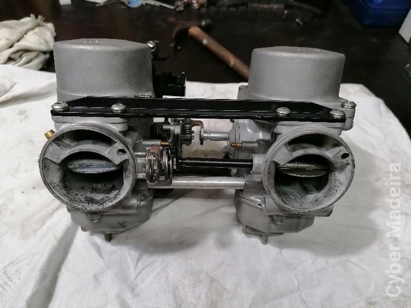 Conjunto carburadores Honda CB 250 N ano 1980
