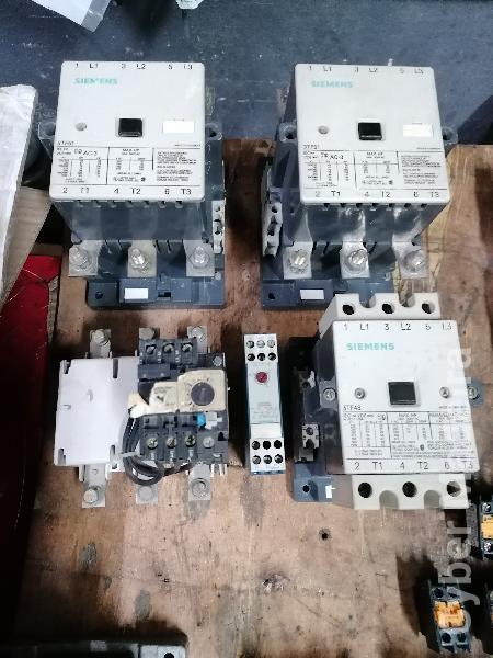 Contactores Siemens e Telemecanique