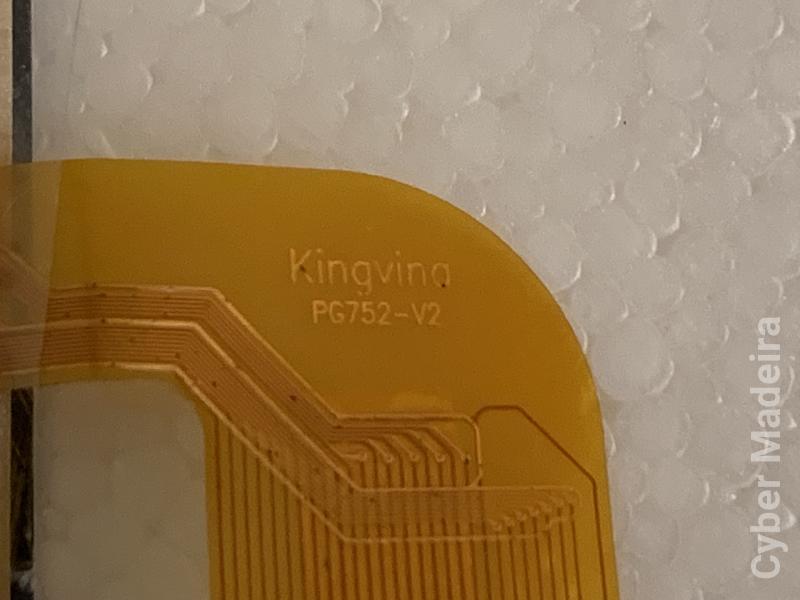 Vidro tatil / touch screen Kingvina PG774-V2 Outras