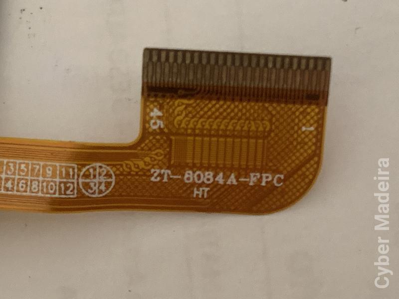 Vidro tatil / touch screen ZT-8084A-FPC  Outras
