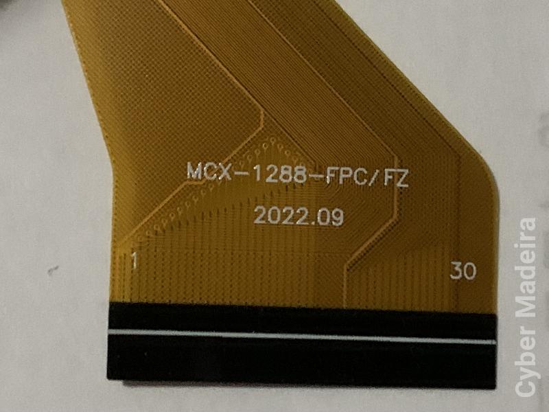 Vidro tatil / touchscreen MCX-1288 FPC Outras