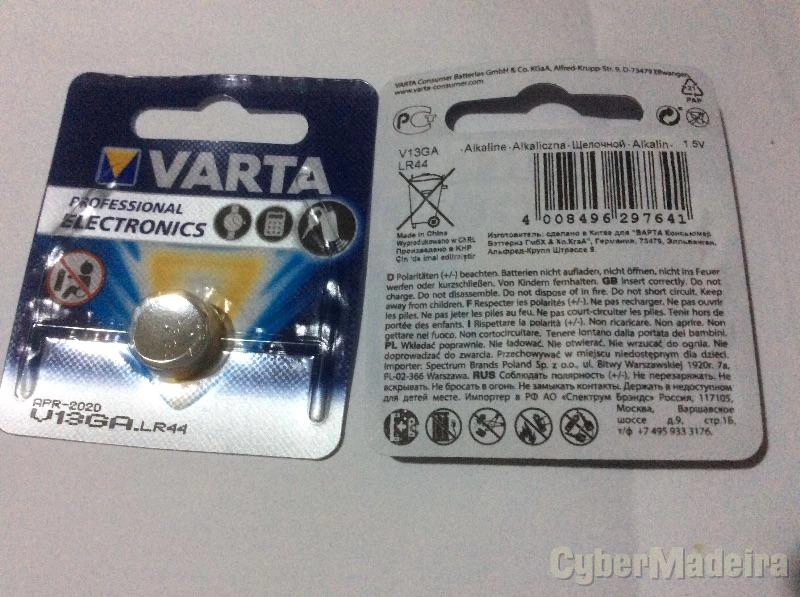 Pilha Bateria Varta AG13  LR44  V13GA