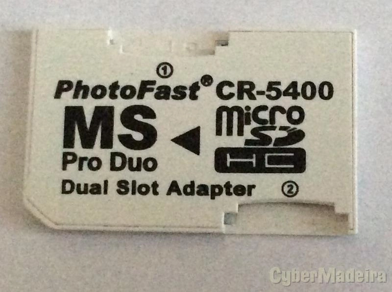 Adaptador duplo cartão microsd para MS Pro Duo CR-5400