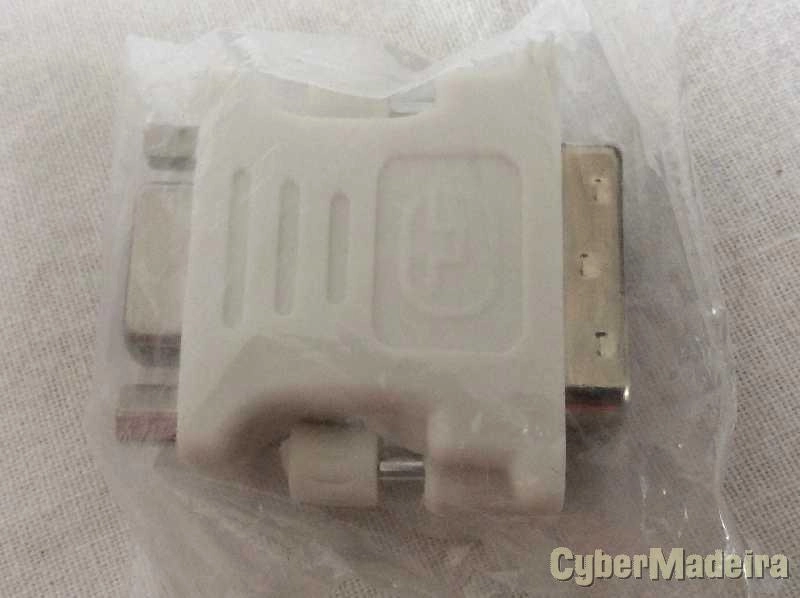 Adaptador DVI-D DVI-D 24+1 pinos para VGA femea