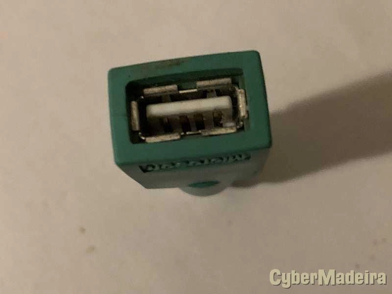 Adaptador PS2 macho mouse para USB fêmea