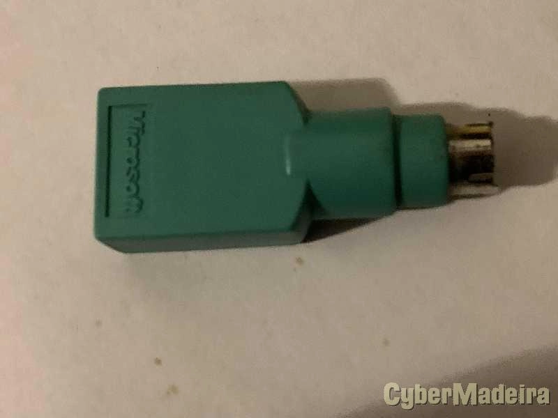 Adaptador PS2 macho mouse para USB fêmea