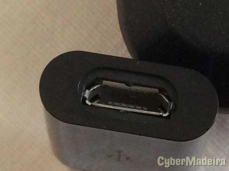 Adaptador USB2.0 tipo A macho para micro USB 5 pinos femea