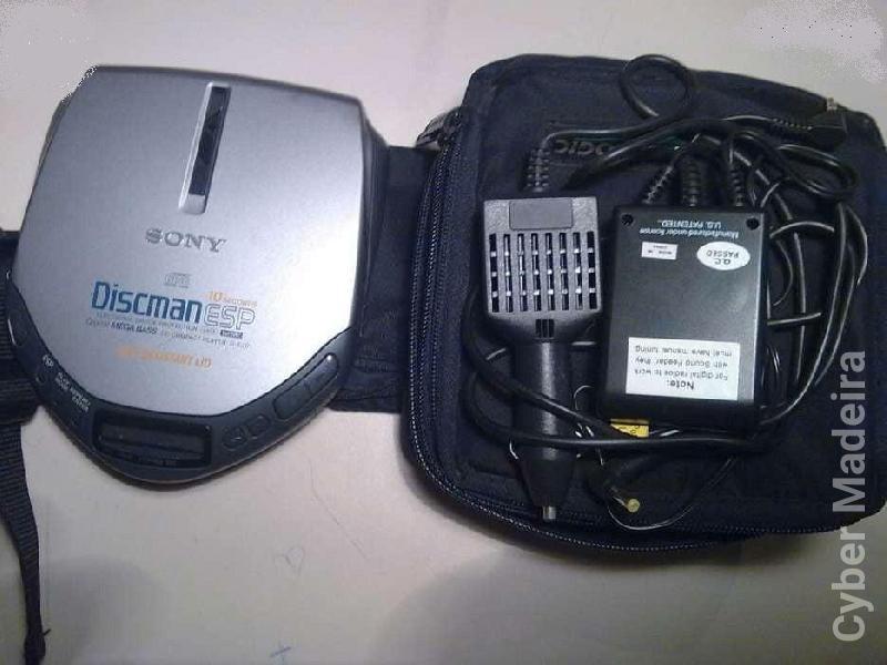 Leitor CDs portátil Sony discman D-E301