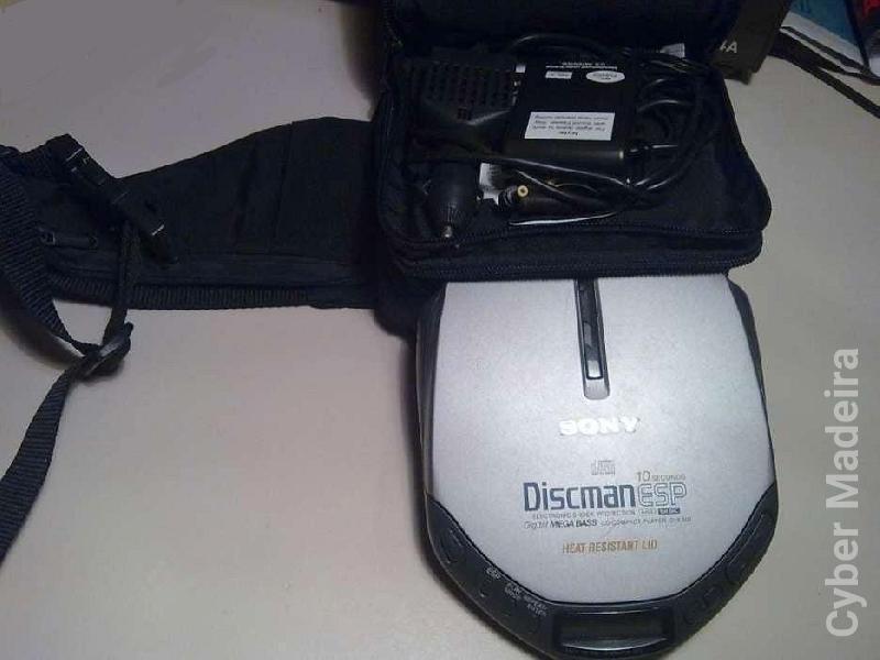Leitor CDs portátil Sony discman D-E301