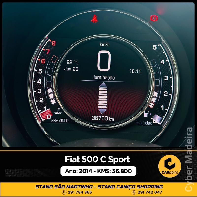 FIAT 500C C Sport : 1.2cc 70cv Gasolina 
