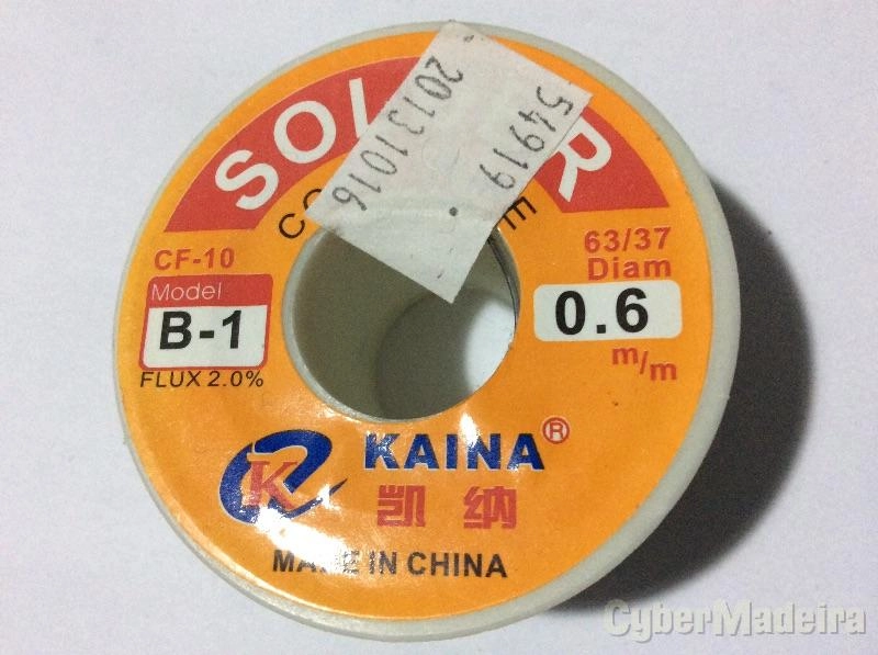 Rolo de solda de estanho 63 37 de 6MM