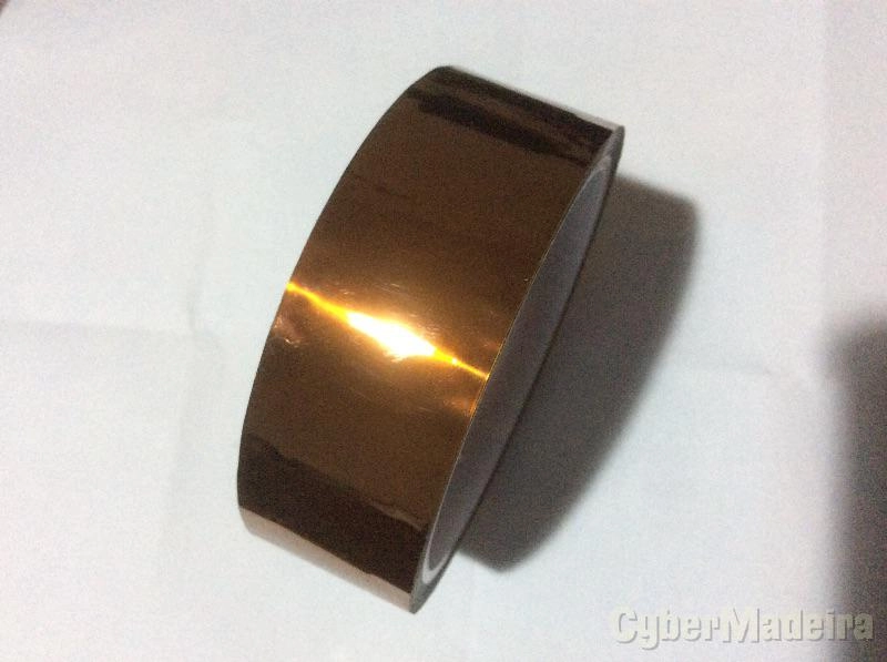 Fita Kapton poliamida alta temperatura 30mm X 30Metros