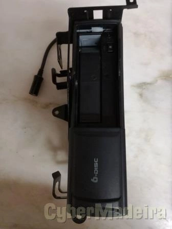 Rádio com caixa de 6 CD original da Audi (A3)