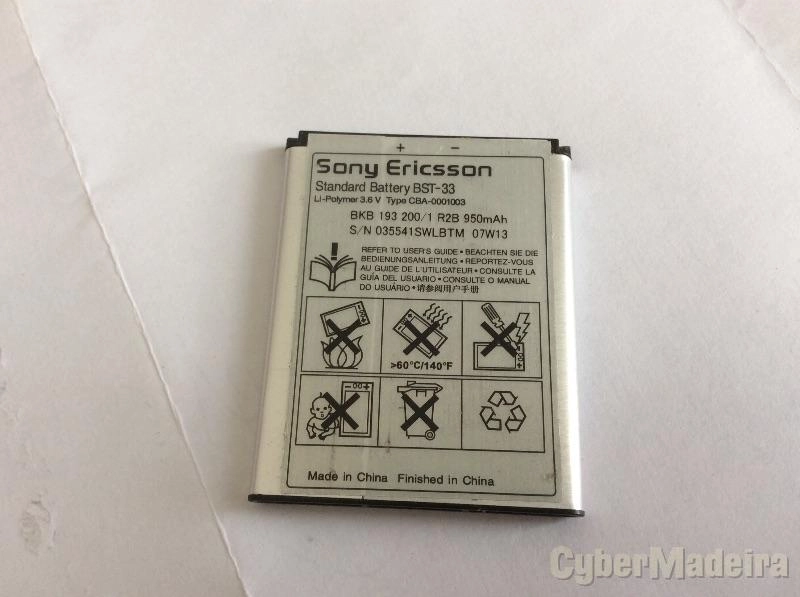 Bateria original Sony Ericsson BST-33