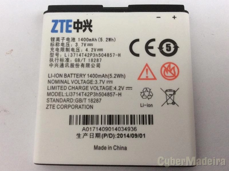 Bateria zte LI3714T42P3H504857 para moche smart A16