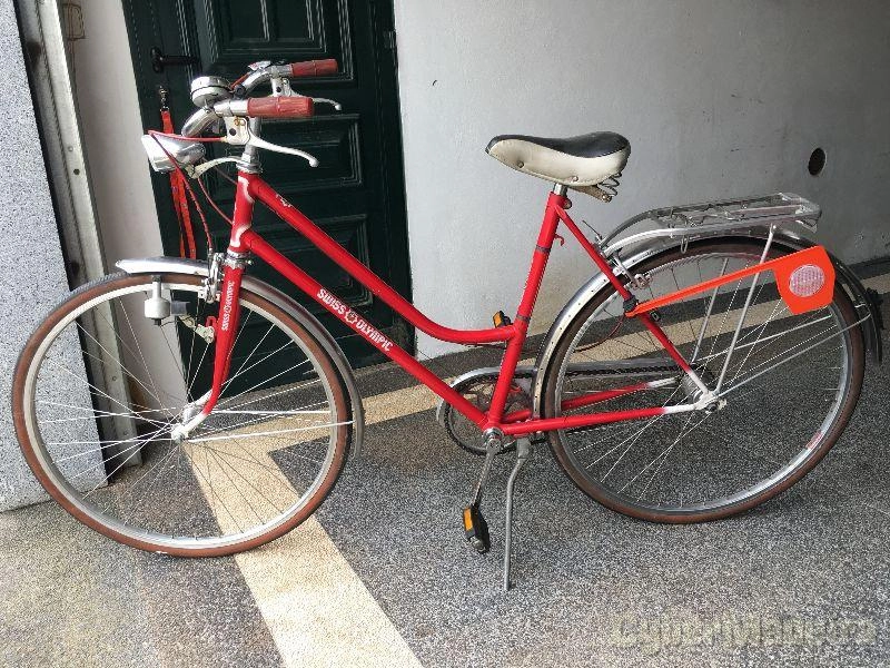 Bicicleta clássica anos 80 \"SWISS OLYMPIC\" Antiguidades Mulher Bicicleta clássica anos 80 \"SWISS OLYMPIC\"