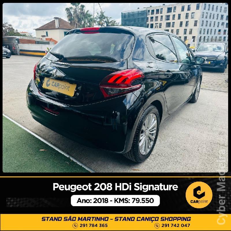 PEUGEOT 208 HDi Signature : 1.6cc HDi 75cv Gasóleo 