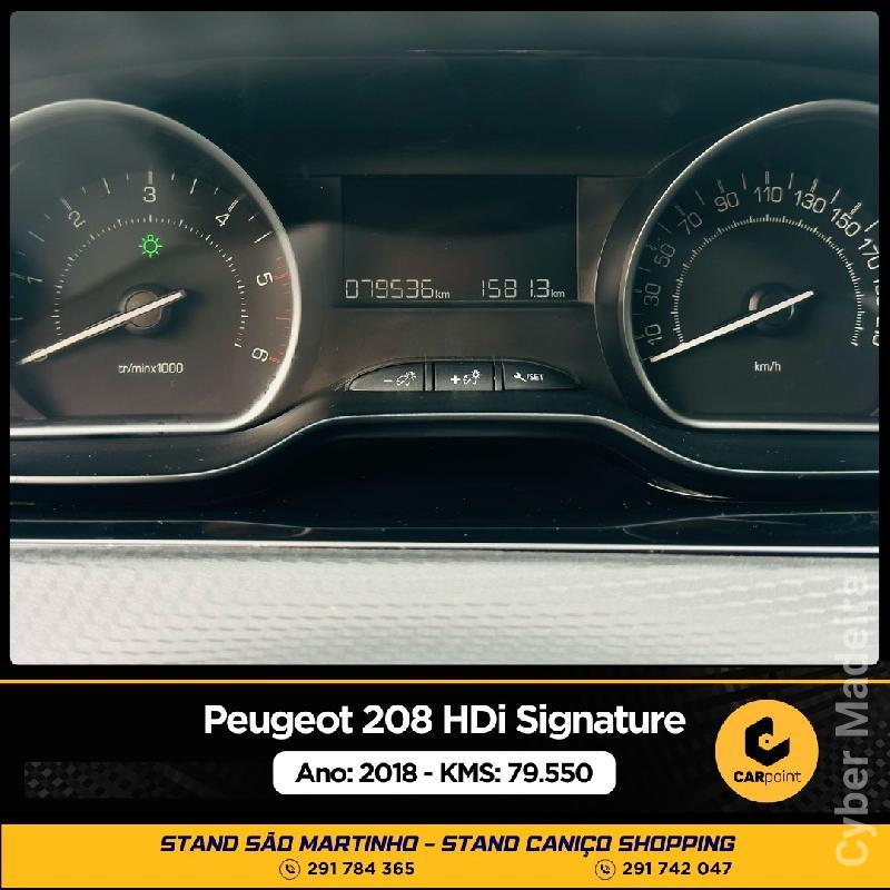 PEUGEOT 208 HDi Signature : 1.6cc HDi 75cv Gasóleo 