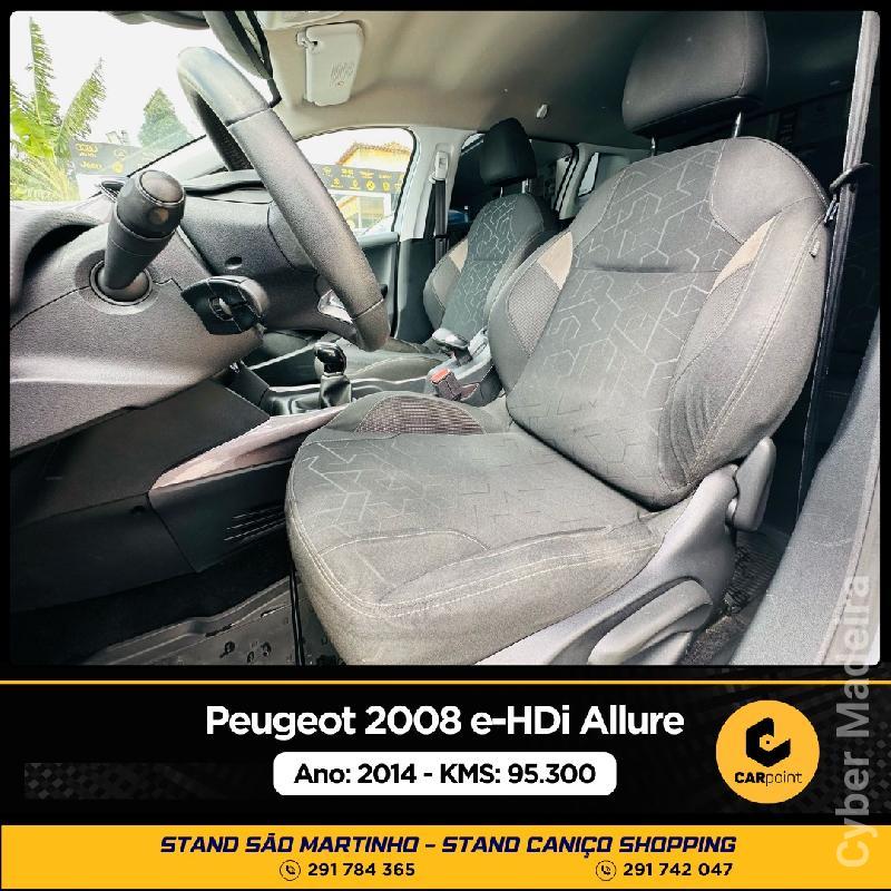 PEUGEOT 2008 e-HDi Allure : 1.6cc HDi 92cv Gasóleo 