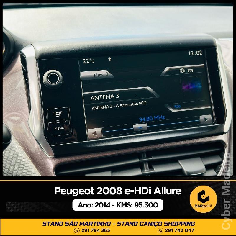 PEUGEOT 2008 e-HDi Allure : 1.6cc HDi 92cv Gasóleo 