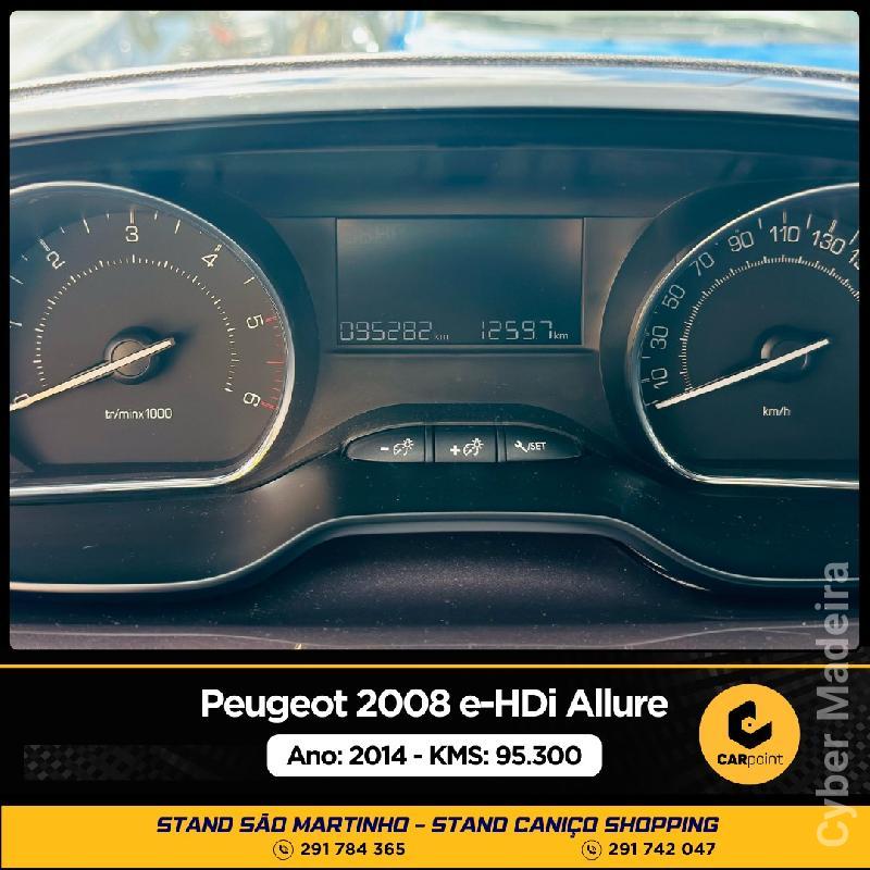 PEUGEOT 2008 e-HDi Allure : 1.6cc HDi 92cv Gasóleo 