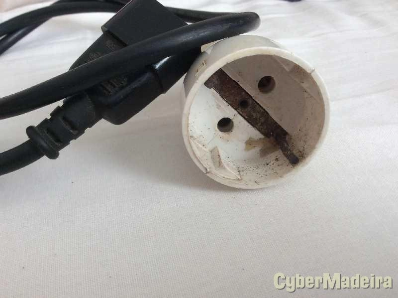 Cabo alimentação CEE 7/4 Femea 50CM IEC320 C14  UPS