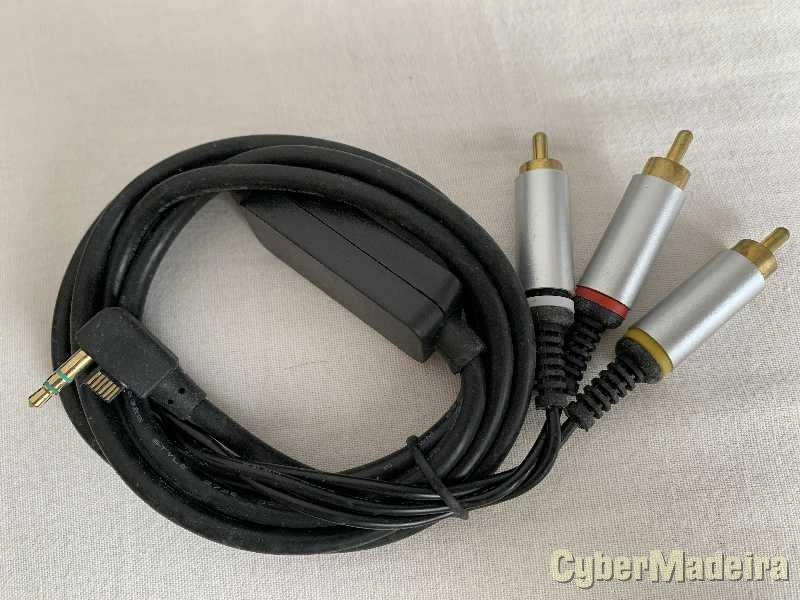 Cabo audio  video para psp série 2000 E 3000