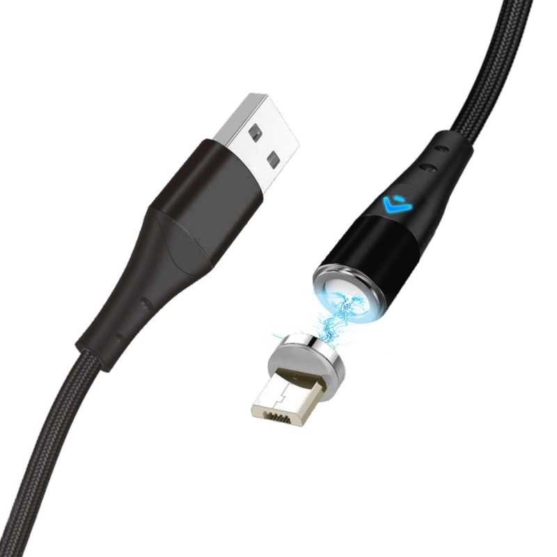 CABO DE CARGA RÁPIDA MAGNÉTICA MICRO USB