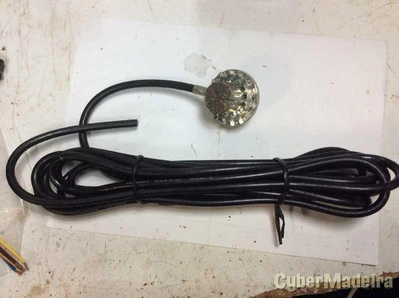 Cabo e ficha para antena de CB