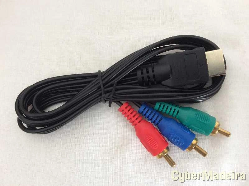 Cabo HDMI para 3 RCA áudio e vídeo