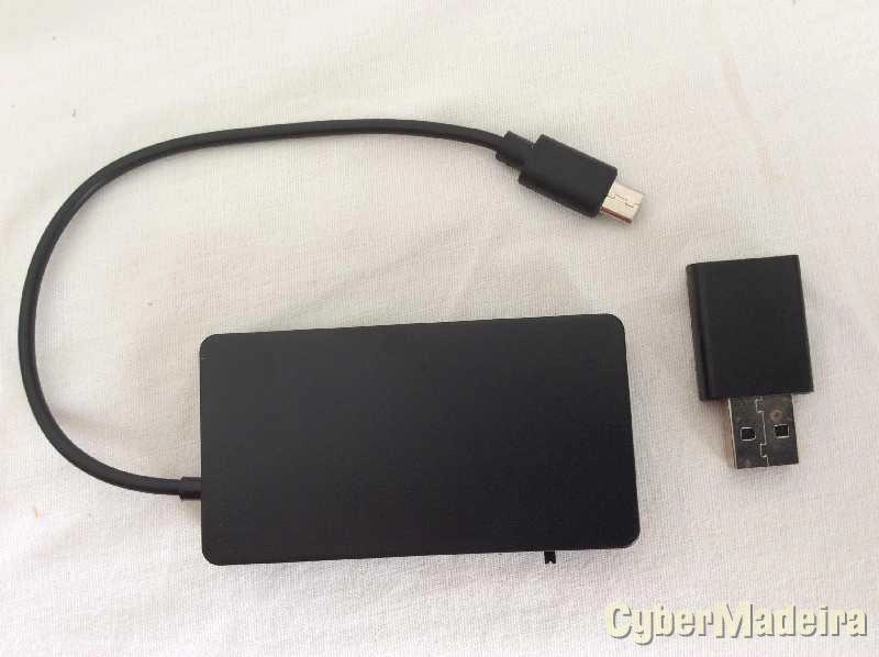 Cabo Hub Otg micro usb com 4 portas USB
